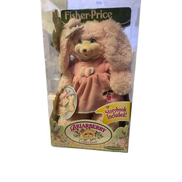 Fisher-Price Briarberry Collection Berryellen Plush Bunny With Storybook - 1999 - Picture 2 of 4